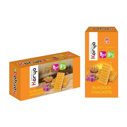 Bánh cracker vị Ngưu bàng Koryo hộp 200g