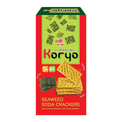 Bánh Soda Crakers tảo biển Koryo hộp 200g 