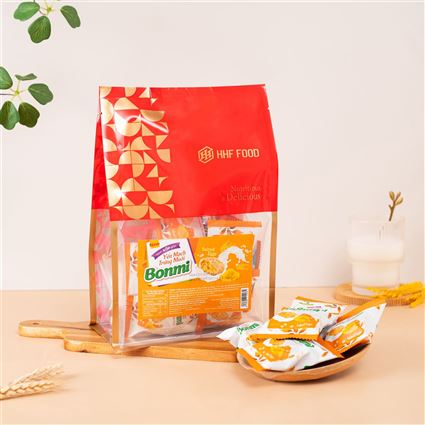 Bánh xốp giòn yến mạch trứng muối BONMI