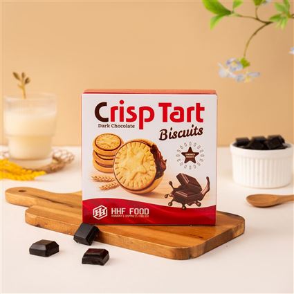 Bánh crisp tart dark chocolate hộp 66g 