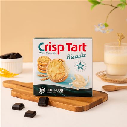 Bánh crisp tart white chocolate hộp 66g 
