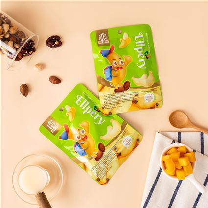 Kẹo jelly hai lớp nước ép trái cây ELLPERY chuối sữa 20g