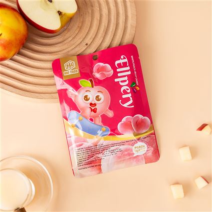Kẹo jelly hai lớp nước ép trái cây ELLPERY đào 20g