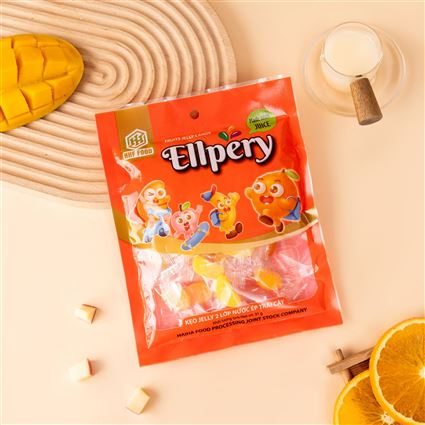 Kẹo jelly hai lớp nước ép trái cây ELLPERY 91g